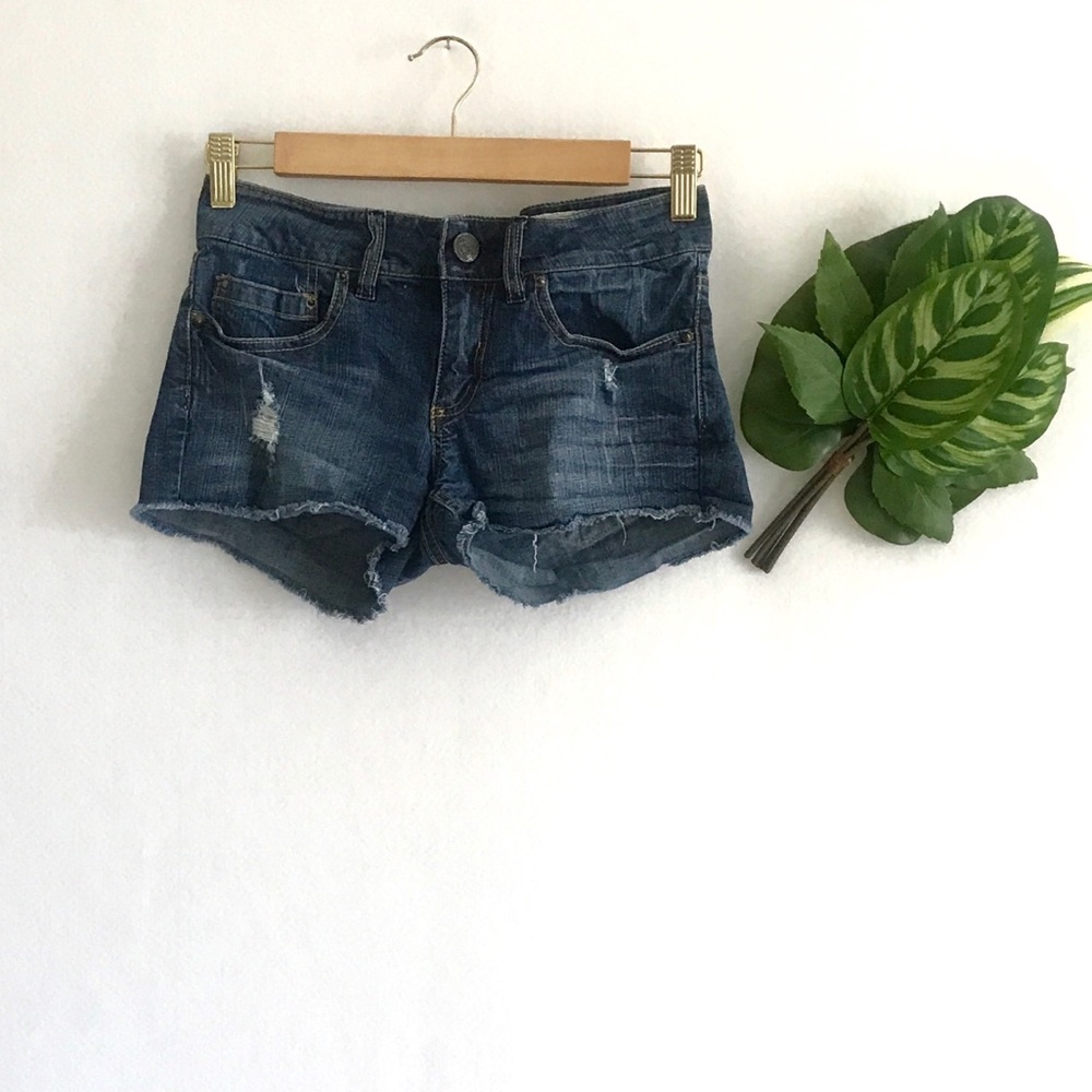 Denim shorts
